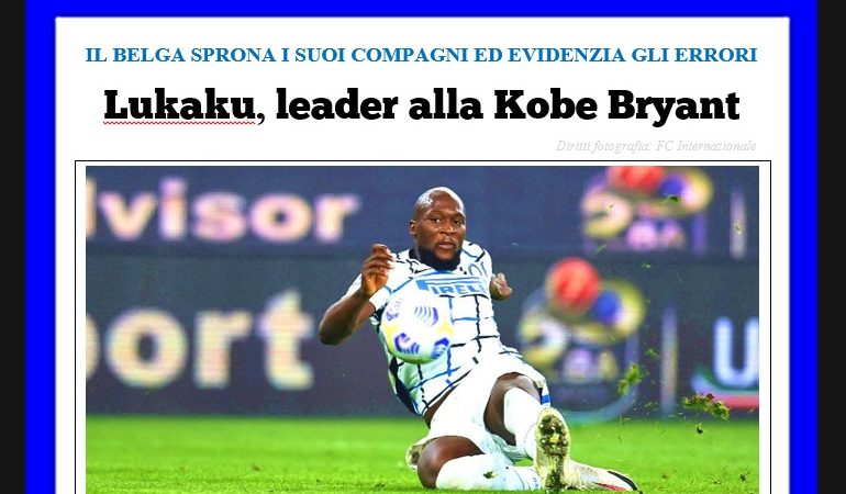 Lukaku è un leader alla Kobe Bryant