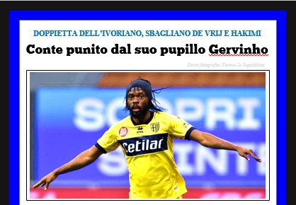 Conte punito dal suo pupillo Gervinho: “Ho grande rispetto di lui”