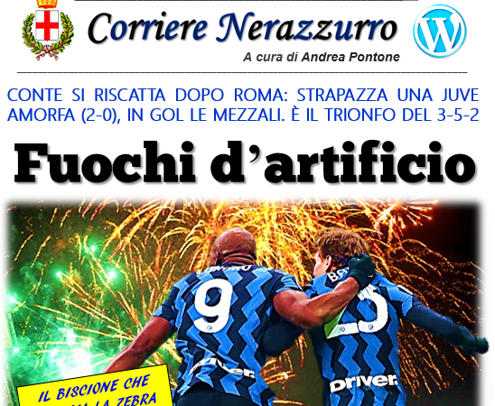 Corriere Nerazzurro – Edizione 18/01/2021 (Inter 2-0 Juventus)