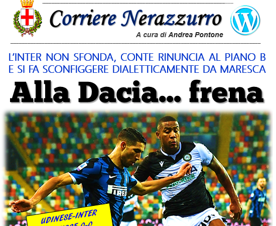 Corriere Nerazzurro – Edizione 24/01/2021 (Udinese 0-0 Inter)