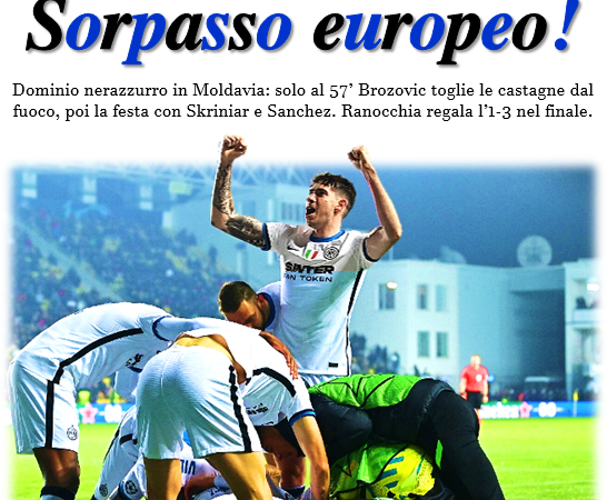Corriere Nerazzurro – Edizione 04/11/2021 (Sheriff 1-3 Inter)