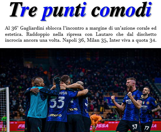 Corriere Nerazzurro – Edizione 02/12/2021 (Inter 2-0 Spezia)