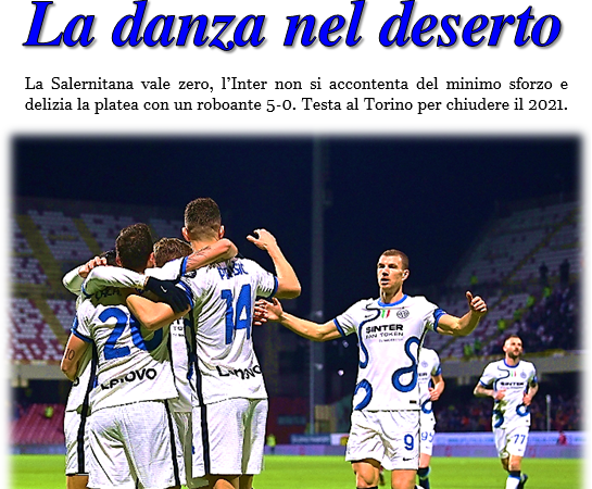Corriere Nerazzurro – Edizione 18/12/2021 (Salernitana 0-5 Inter)
